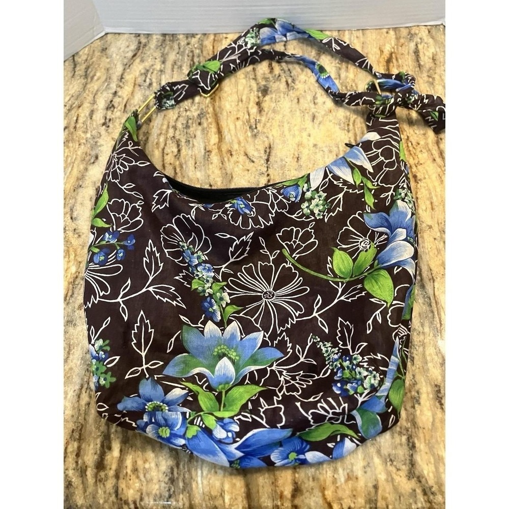 Beautiful Handmade Africa Bag All Across Africa Handmade Boho Brown Blue Flow..